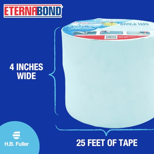 EternaBond RoofSeal White 4" x25' MicroSealant UV Stable | Home Repair - Image 6