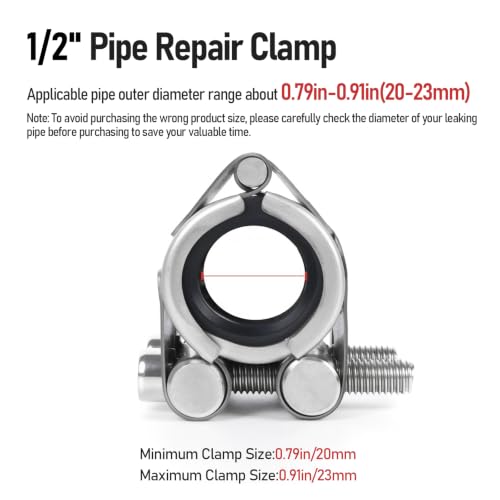 Upgraded Pipe Repair Clamp with M1 Self-Adhesive | Home Repair - Image 3