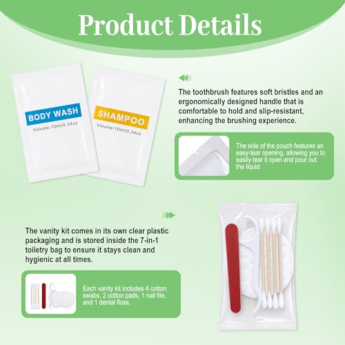 Hygiene Kits, Toothbrush and Toothpaste Travel Kits (25-Pack) - Image 5
