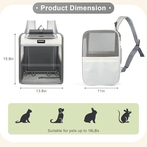 Cat Carrier Backpack, Large Pet Carrier Backpack - Image 3