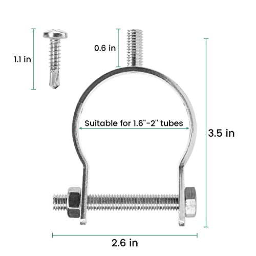 Universal Tube Bracket Kit for Automatic Gate Opener System - Image 3