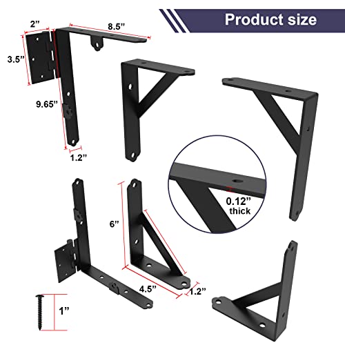 Anti Sag Fence Gate Kit, Gate Hardware Kit for Wood Fence - Image 7