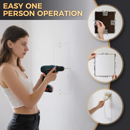 52 Pack Drywall Repair Clips,Easy Install Drywall Clip - Image 5