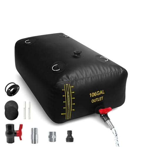 400L/106 Gal Water Bladder Tank with Water Level Indicator - Image 2