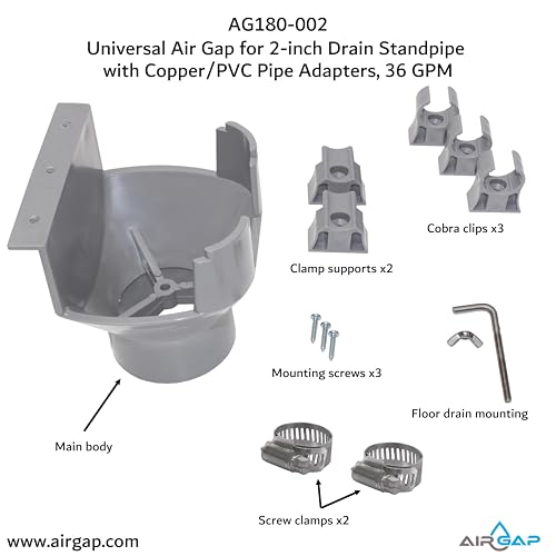 Universal Multi-Drain Air Gap for Condensates, Water Softeners - Image 6