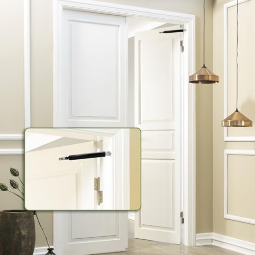 Storm Door Closer Kit with Chain, Adjustable Speed, Black - Image 8