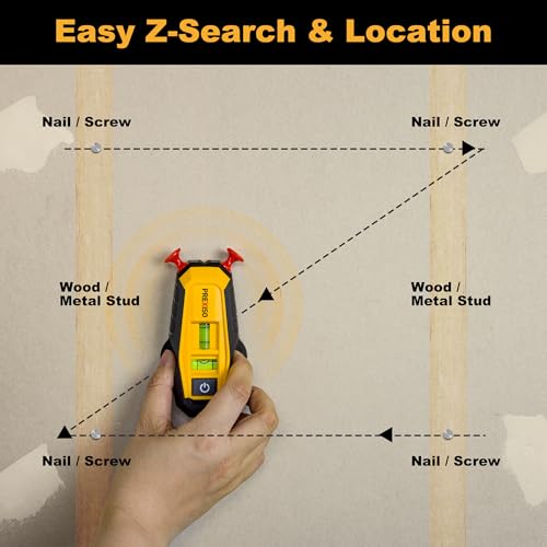 PREXISO 2-in-1 Line Laser Level & Magnetic Nail Detector - Image 7