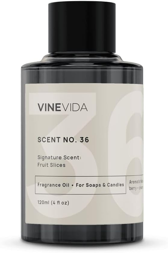 VINEVIDA [4oz] Fruit Slices Fragrance Oil for Candle Making and Soap Making - Premium Candle Scents for Soy Candles