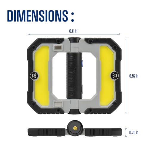 Westinghouse 2000-Lumen Foldable Rechargeable COB LED Work Light - Image 3