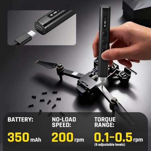 78-in-1 Precision Cordless Electric Screwdriver, with LED Display - Image 5