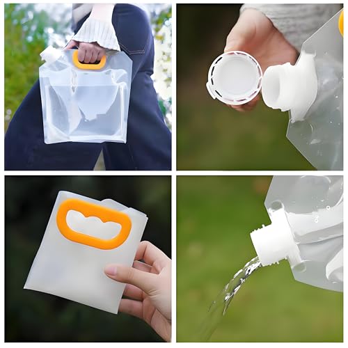 Collapsible Water Storage Bag 3-Pack(0.4 Gal + 0.8 Gal + - Image 7