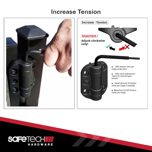 TopKlik Self Closing Gate Hinges | Self-Aligning Heavy Duty - Image 6