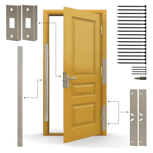 Door Armor MAX 5 Piece Door Reinforcement Kit, Anti Kick in Door - Image 2
