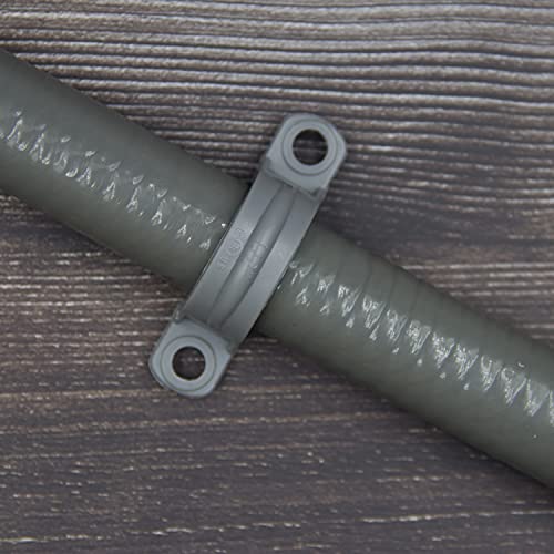 12pcs 1/2 Inch PVC Pipe Straps, 2 Holes Plastic Conduit - Image 7