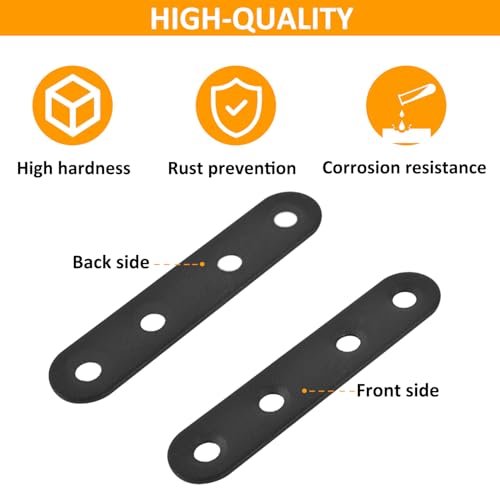 20-Pack Mending Plates for Wood Kit with 40 Self-Tapping | Home Repair - Image 4