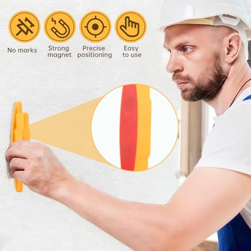 4pcs Magnetic Stud Finder Wall Detector Scanner No | Home Repair - Image 5