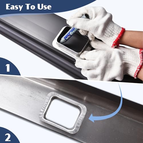 VYH 2" x 3" Rain Gutter Downspout Drop Outlet Aluminum K Style (4 - Image 4