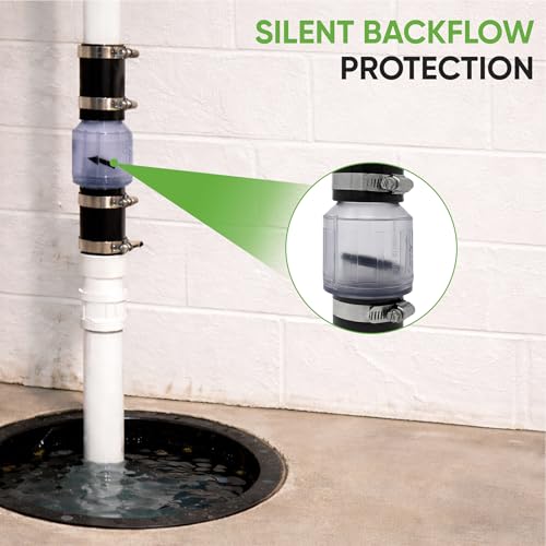 1-1/2 Inch Silent Check Valve for Sump Pumps with Couplings - Image 6