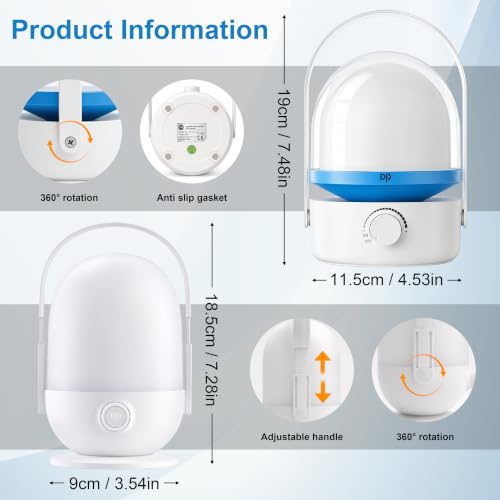 LED Lanterns for Power Outages 4Pack, Dimmable | Travel Essentials - Image 7