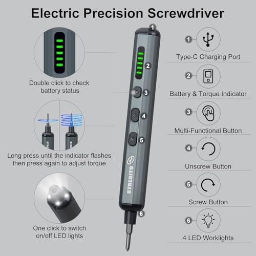 STREBITO Mini Electric Screwdriver Set, 70 in 1 | Hand Tools - Image 3