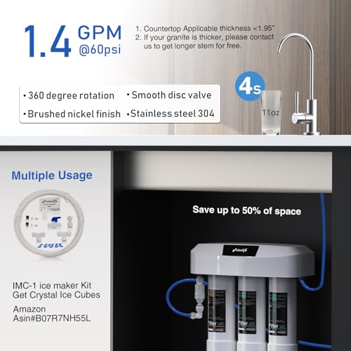Frizzlife Under Sink Water Filter System, NSF/ANSI 53&42&372 - Image 5