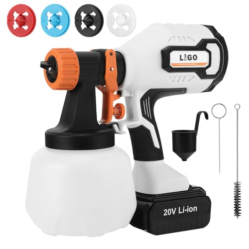 LIGO Cordless Paint Sprayer, 20V Battery Powered HVLP | Home Repair - Image 2