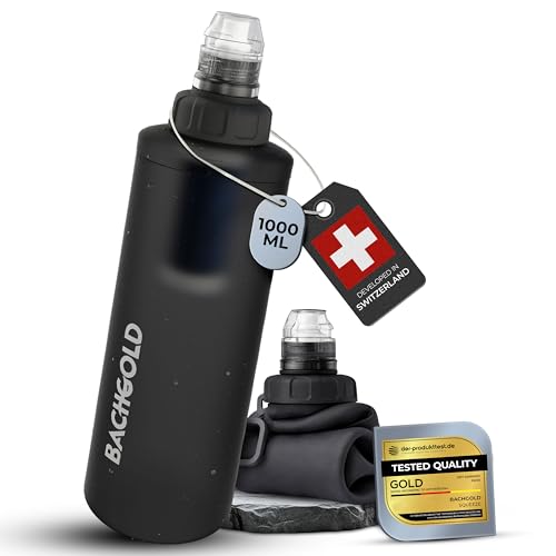 Bachgold Squeeze Filtered Water Bottle, Collapsible - Image 2