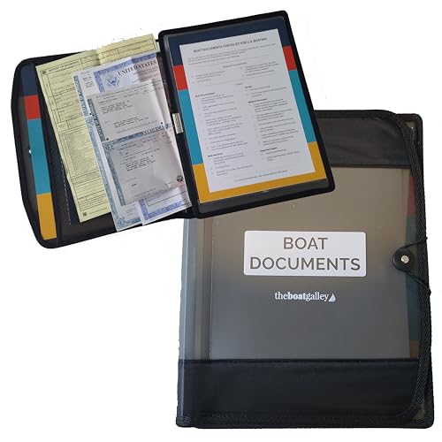Boat Documents Organizer - Large Size Water Resistant Case - Image 2