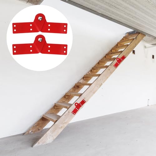 Tandefio 4 Pcs Attic Ladder Hinge Replacement Kit - Image 6