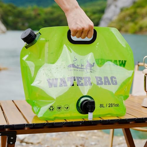 Collapsible Water Container 2 Gallon, Portable Water Jug - Image 3