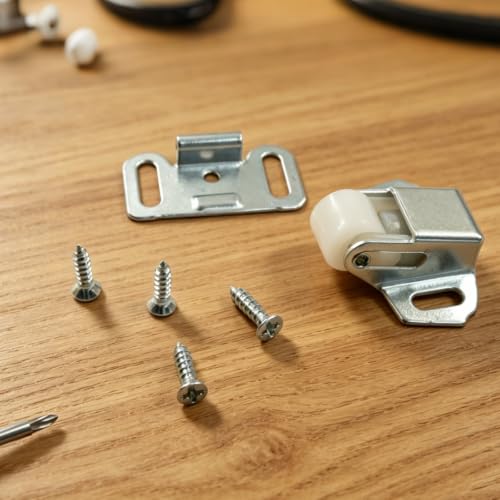 Roller Catch for Cabinet Doors, 1 Set - Image 3