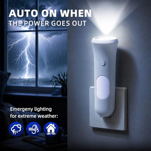 ROSSEX 4 in 1 Emergency Lights for Home Power Failure, 4 | Home Repair - Image 3