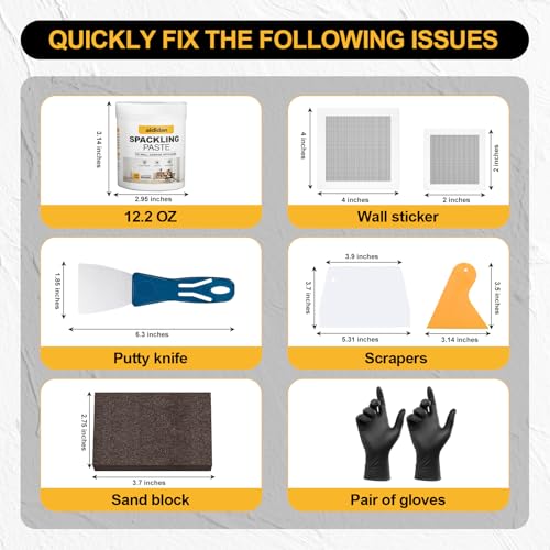 Drywall Repair Kit 12.2 Oz Wall Patch Repair Kit Wall | Home Repair - Image 7