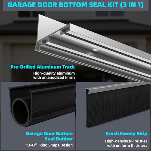 Raycity Garage Door Seal Kits, Weatherproofing Garage Door - Image 6