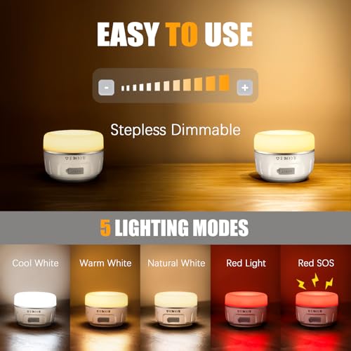 Yonktoo Rechargeable LED Camping Lantern 1000LM, 300H Runtime - Image 5