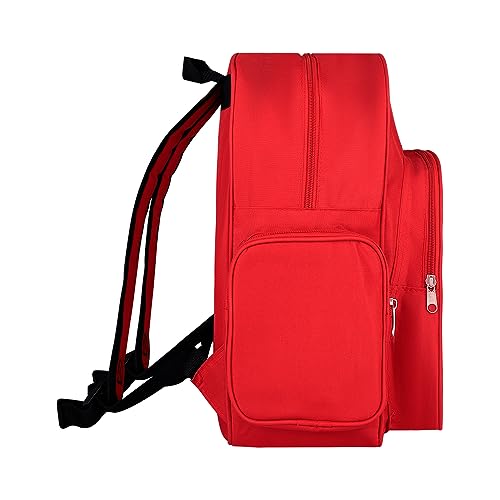 Red Emergency Bag First Aid Backpack Empty Medical First - Image 6