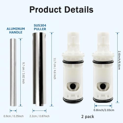 1224 1224B Faucet Cartridge Replacement Kit Compatible - Image 3