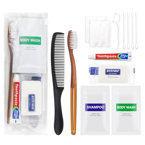 10 Sets Basic Toiletry Kits Disposable Personal Hygiene Kit Bulk - Image 2