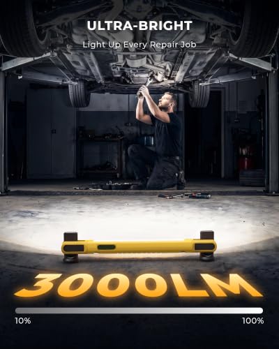 Magnetic Work Light for Mechanics, 10000mAh Rechargeable Hood - Image 3
