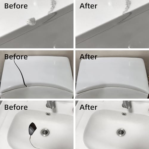 Tub Repair Kit White, Fiberglass Shower tub and Porcelain - Image 4