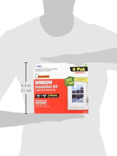 Frost King V73/9H Indoor Shrink Window Kit 42 62-Inch, Clear - Image 3
