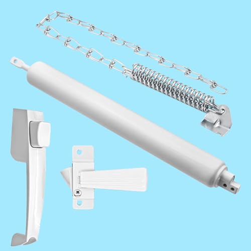 Pneumatic Door Closer Kit for Screen and Storm Doors, Includes - Image 2