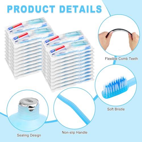 50 Kits Basic Travel Toiletry Kits Homeless Personal - Image 4