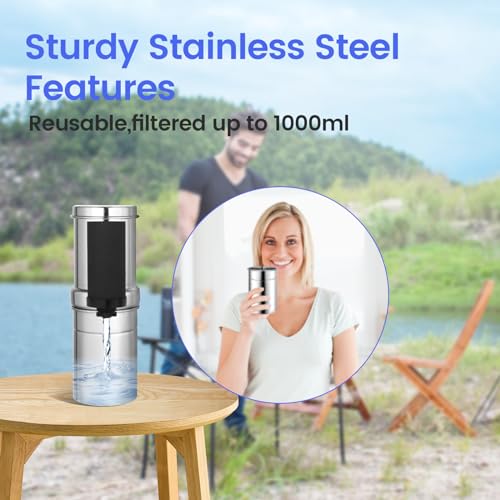 NSF/ANSI 42&372 Standard 1L (1000 ML) Portable Stainless - Image 3