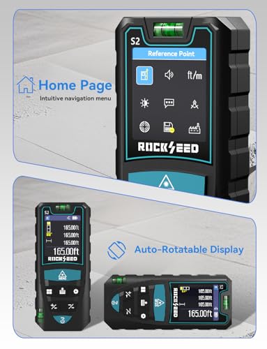 Laser Measuring Tool 165ft, RockSeed S2G Green Beam Laser - Image 5
