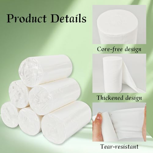 6 Rolls Travel Toilet Paper Individually Wrapped Portable Packs - Image 5
