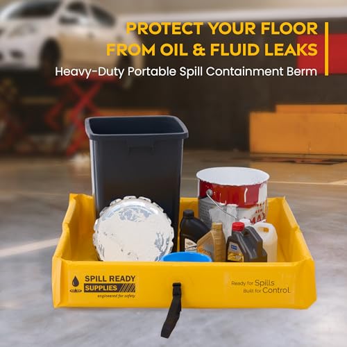 4' x 4' Duck Pond Spill Containment Berm, 22 oz PVC - Image 4