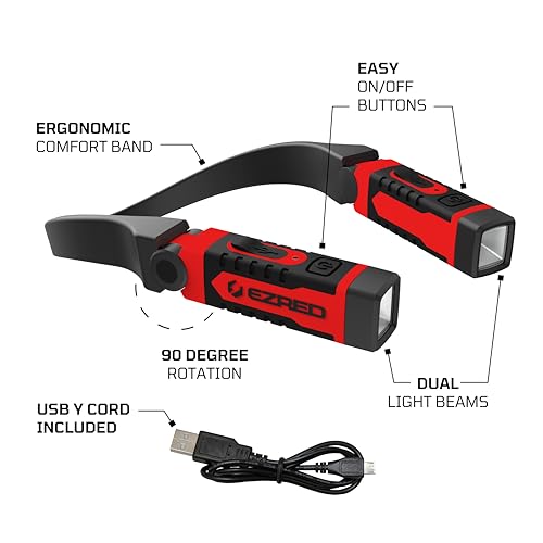 EZRED ANYWEAR Rechargeable Neck Light for Hands-Free - Image 7