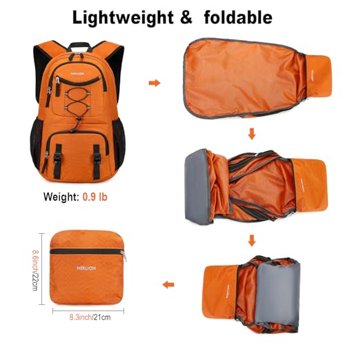 Nerlion Lightweight Foldable 35L Hiking Backpack Travel - Image 5
