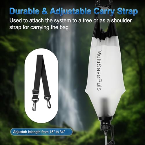 Gravity Water Filter Straw 3L, Camping Water Filtration - Image 8